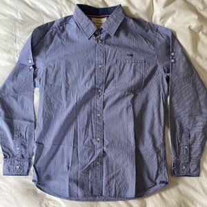 New Weatherproof Vintage Blue Gingham Shirt - Large